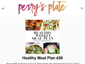 'perrysplate.com' screenshot