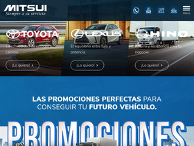 'mitsuiautomotriz.com' screenshot