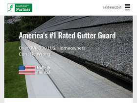 'leaffilterguards.com' screenshot