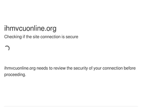 'ihmvcuonline.org' screenshot