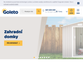 'goleto.cz' screenshot