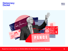'democracydocket.com' screenshot