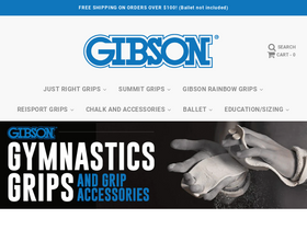 gibsonathletic.com website screenshot
