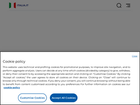 'italia.it' screenshot