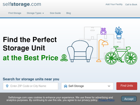 'selfstorage.com' screenshot