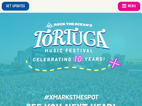 'tortugamusicfestival.com' screenshot