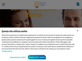 'servizioelettricoroma.it' screenshot