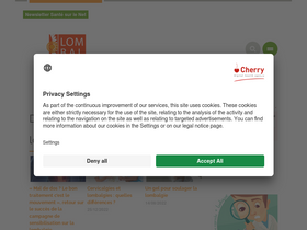 'lombalgie.fr' screenshot