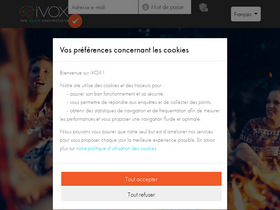 'ivoxpanel.be' screenshot