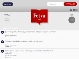 'fetva.net' screenshot