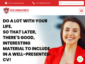 'kcrconsultants.com' screenshot