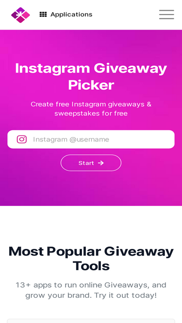 Instagram Giveaway Winner Picker - Osortoo