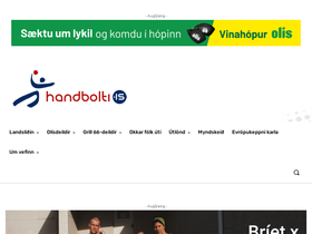 'handbolti.is' screenshot