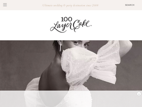 '100layercake.com' screenshot