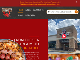 'thejuicycrab.com' screenshot