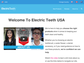 'electricteeth.com' screenshot