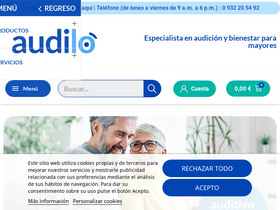 'audilo.es' screenshot