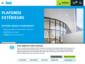 'knauf.fr' screenshot