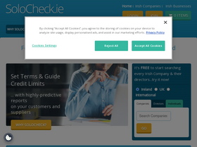 'solocheck.ie' screenshot