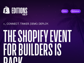 Editions.dev website screenshot