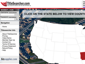 'titlesearcher.com' screenshot