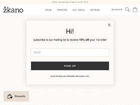 zkano.com website screenshot