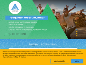 'pousadasjuventude.pt' screenshot