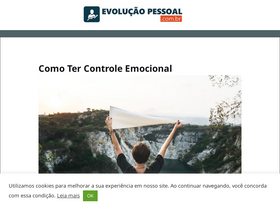 'evolucaopessoal.com.br' screenshot