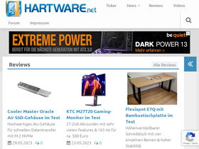 'hartware.de' screenshot