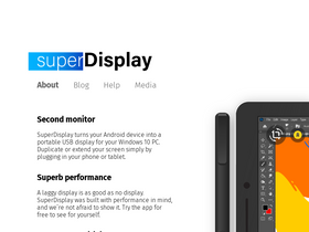 'superdisplay.app' screenshot