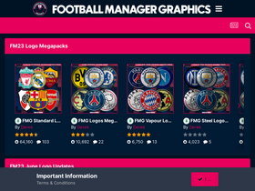 'footballmanagergraphics.com' screenshot