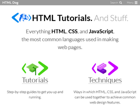 'htmldog.com' screenshot