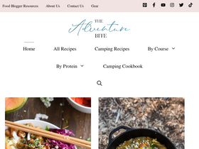'theadventurebite.com' screenshot