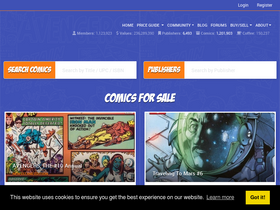 'comicspriceguide.com' screenshot