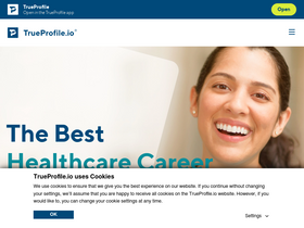 'trueprofile.io' screenshot