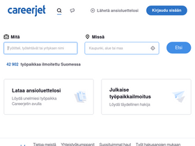 'careerjet.fi' screenshot