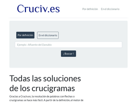 'cruciv.es' screenshot