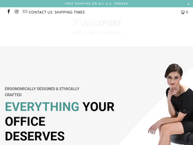 neckfort.com homepage screenshot