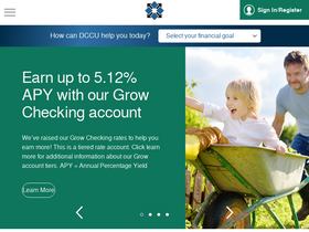 'mydccu.com' screenshot
