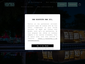 ventrus.fr homepage screenshot