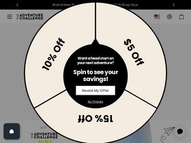 'theadventurechallenge.com' screenshot