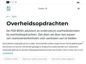 'publicprocurement.be' screenshot