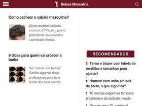 'belezamasculina.com.br' screenshot