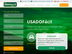 'usadofacil.com.br' screenshot