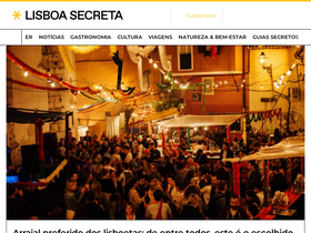 'lisboasecreta.co' screenshot