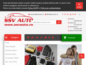 'ssvauto.ro' screenshot