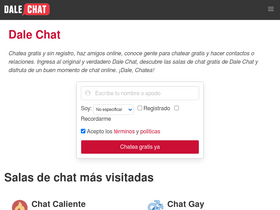 'dalechatea.me' screenshot