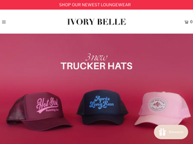shopivorybelle.com homepage screenshot
