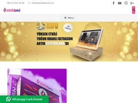 'estetikland.com' screenshot