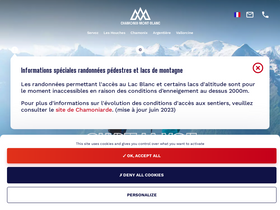 'chamonix.com' screenshot